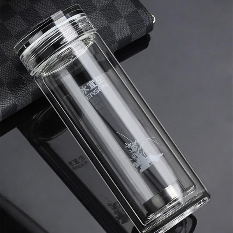 Shui Yisheng Weak Alkaline Glass Tea Infuser Bottle 520ml