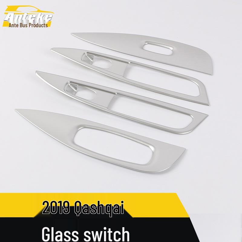 19 Qashqai Window Switch Decorative Frame & Armrest Patch