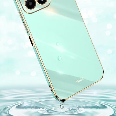 XINLI For Honor X6b 4G Case TPU Phone Cover with Electroplating Frame
