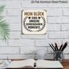 2D Flat, 1pc, Vintage Metal Sign, Decorative Plaques and Ornaments, Love and Happiness Theme, Warm Vintage Style, Bedroom, Living Room, Home, and