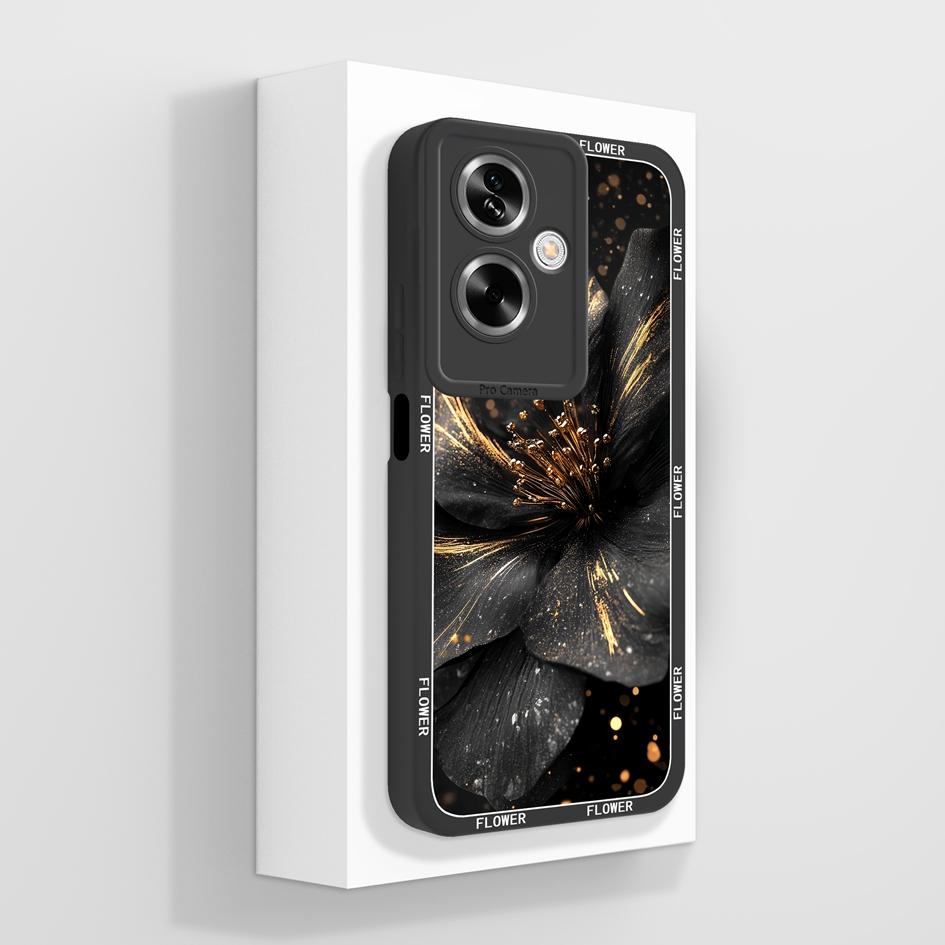 For OPPO A79 A77 A77s A78 A83 A91 A92 A93 A93s A94 A95 A96 4G 5G Phone Cases Lovely Panda Kitten Pattern Liquid Silicone Anti Slip Shell For OPPO Capa