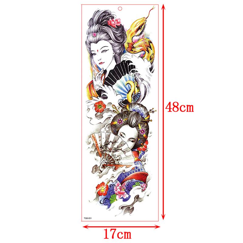 Wasserdichte 3D Männer Arm Tattoo temporäre Tattoos Aufkleber gefälschte Tatoo Körperkunst