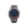 CASIO Men Liquid Crystal,Analog Dual Display Series Black Watch GA-2100-1A1(Watch3--)