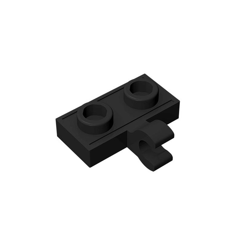 Lot 11476 65458 Plate Modified 1 X 2 with Clip Horizontal On Side Buildings Blocks Toy Educational Creative Size Gift DIY MOC
