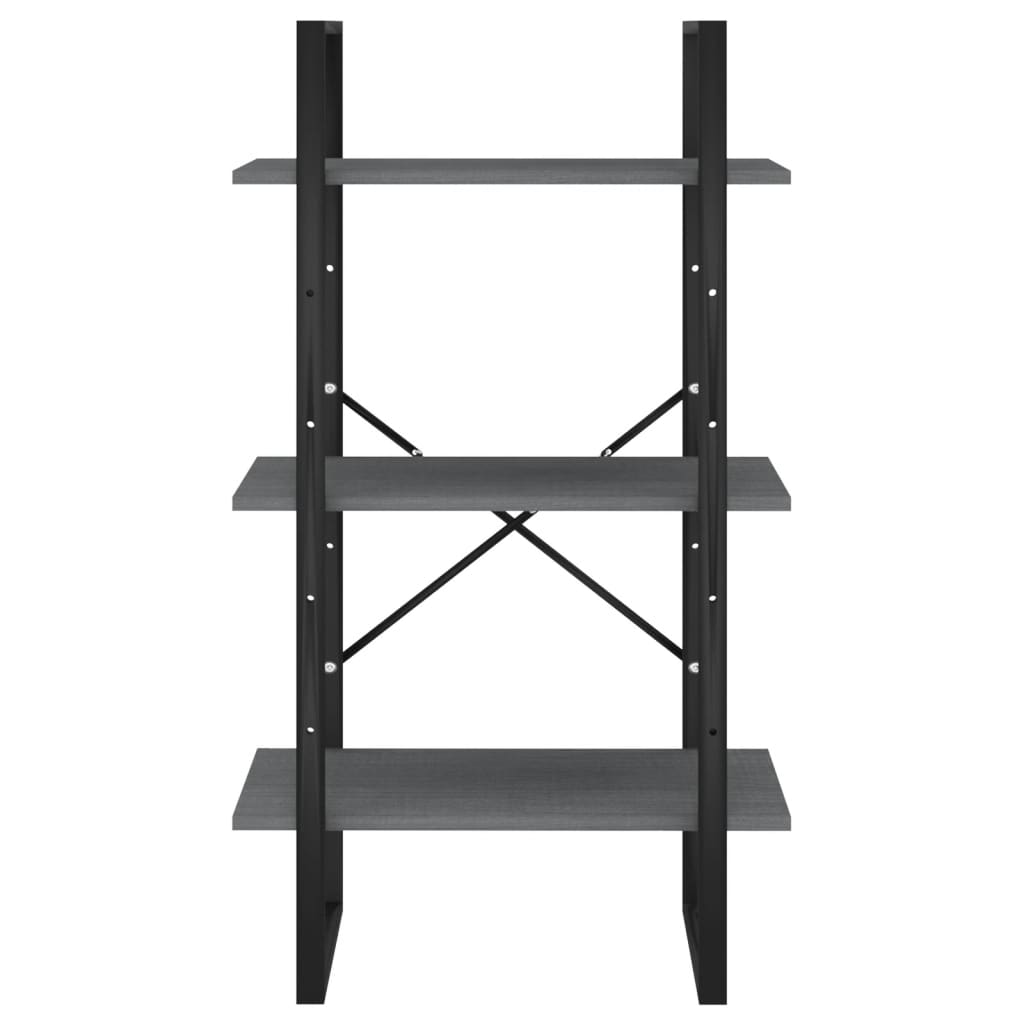 Bücherregal mit 3 Etagen, Eingangsablage, Ausstellungsregal im Wohnzimmer, Regal für Grünpflanzen auf dem Balkon, 60x30x105 cm