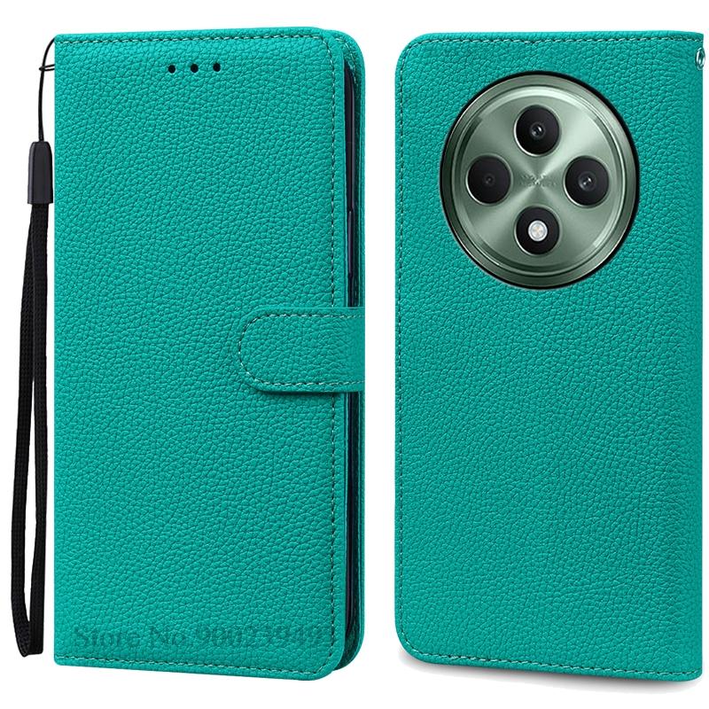 For Oppo Reno 12 FS 5G Etui Lommebok Lær Flip Cover For Oppo Reno 12F Etui Reno 12FS 12 F Reno12F Reno12 Fs Telefonetui Fundas