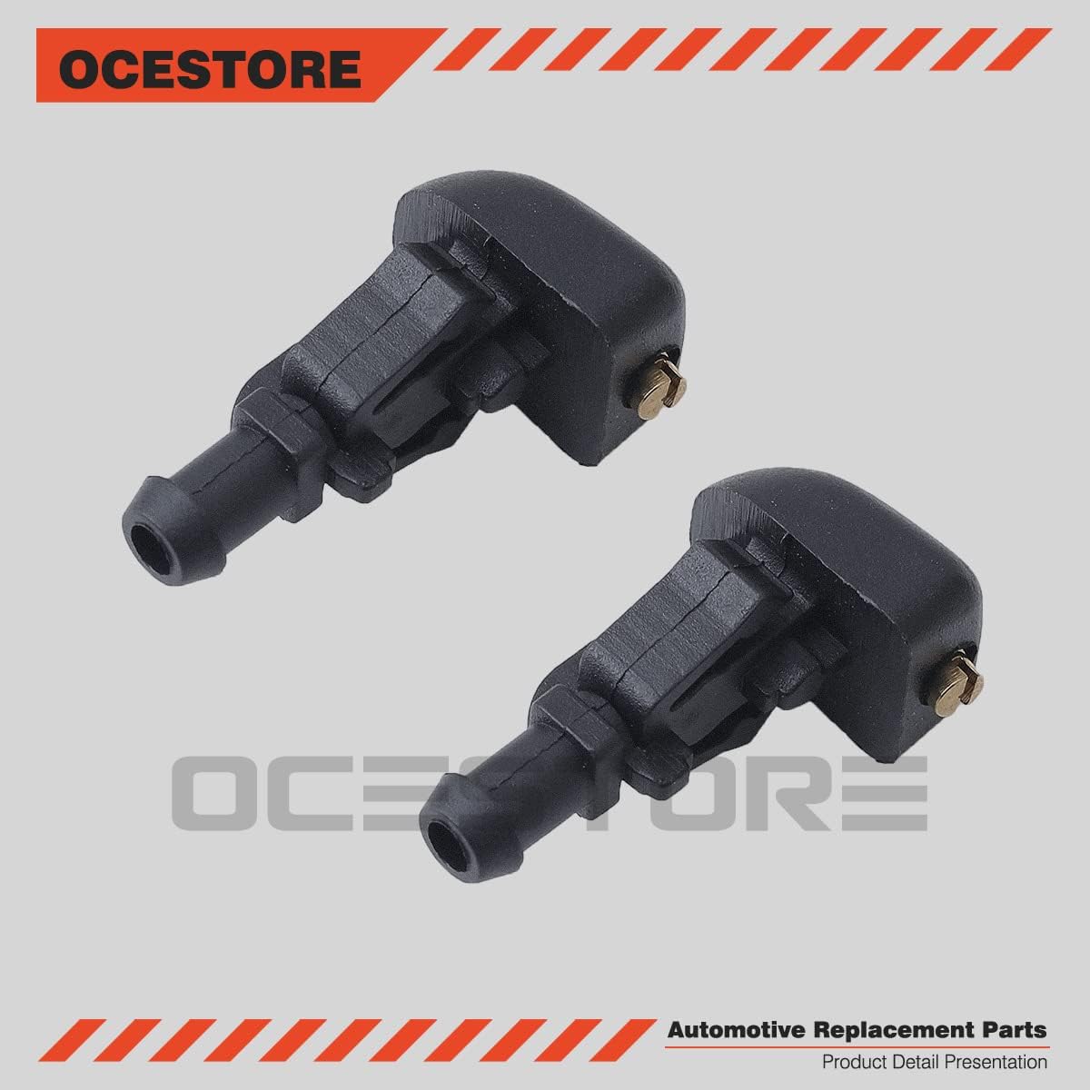 

OCESTORE 2Pcs 3W7Z-17603-AA Front Windshield Washer Nozzles Spray Jet Kit Compatible with F 150 E 150 E 250 E 350 Flex Taurus Freestyle Expedition