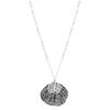 Gun Black Leaf Pendant Necklace – Hollow Design for Women – Cross-border Fashion Statement
