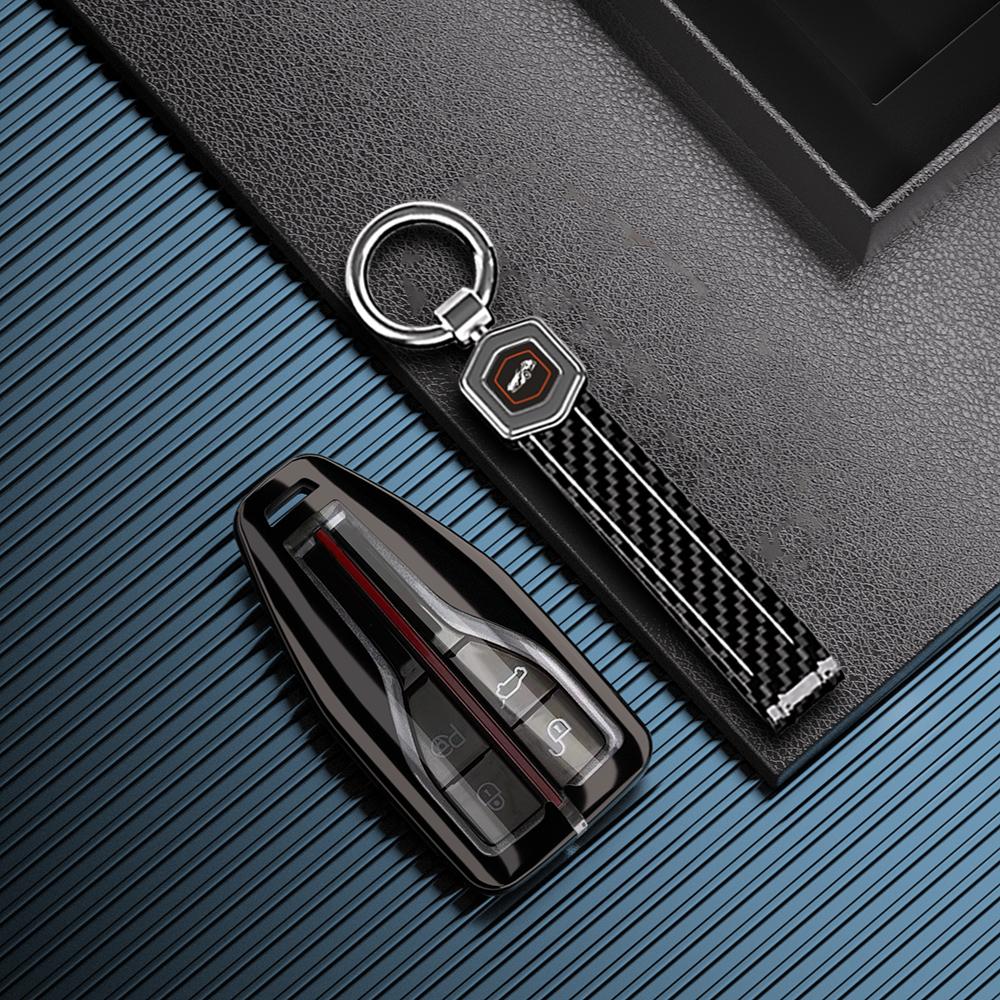 Zinc Alloy Car Key Case Cover Shell Fob For Red Flag Hongqi H5 Faw Red Flag H6 H9 H7 H5 H9 Hs7 Hs9 Hs5 Accessories