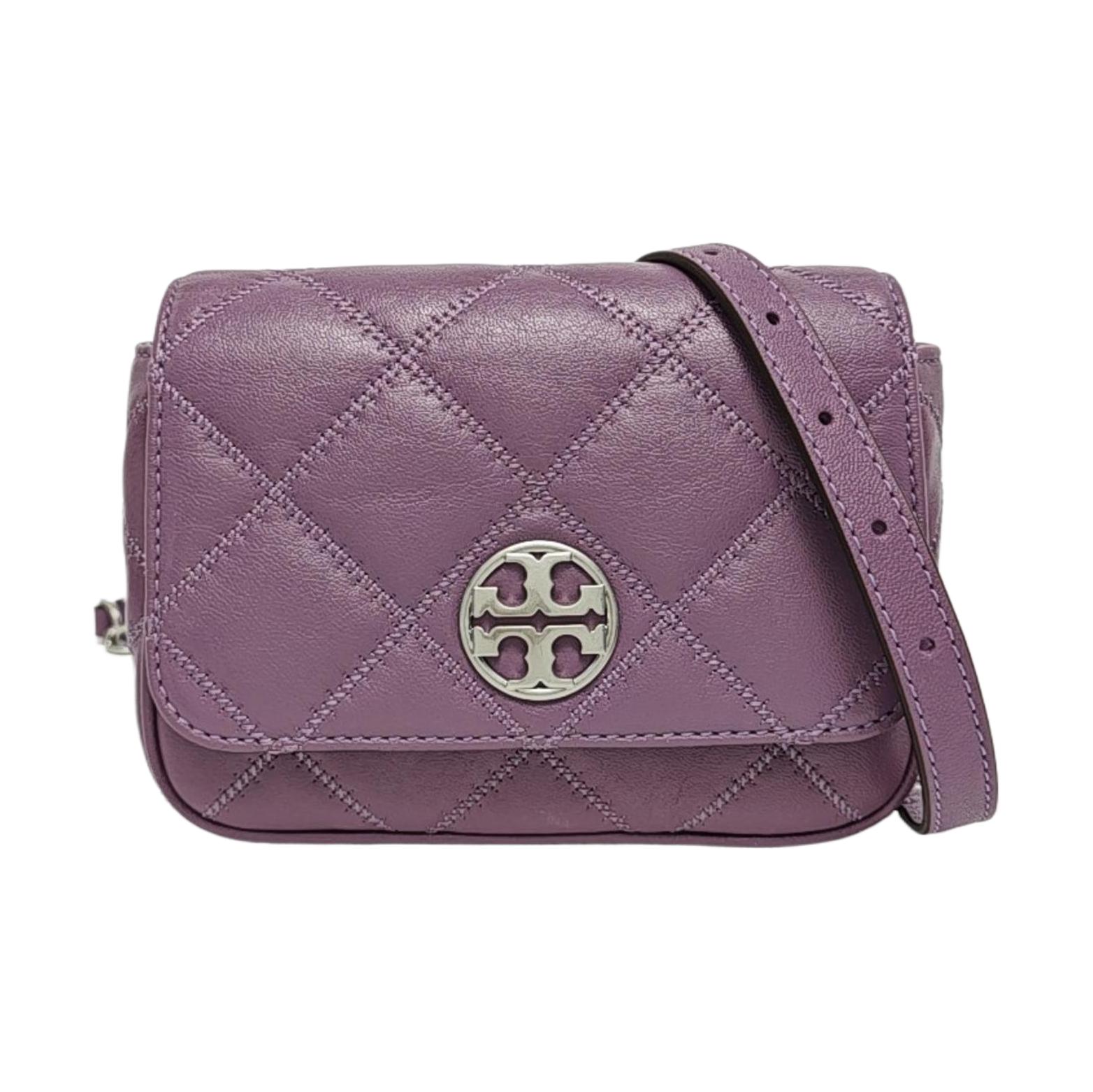 [Pre-Owned] Willa Series Quilted Chain Leather Shoulder Crossbody Bag Small - Excellent #1JVYEQT ONE SIZE