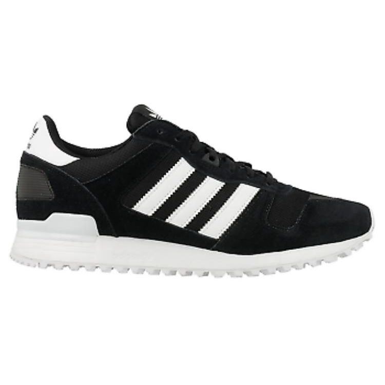 Adidas ZX 700 Comfortable Versatile Non-Slip Wear-Resistant Breathable Low-Top Running Shoes Unisex Sneakers Black BY9264