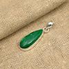 Fantastic Malachite Gemstone Handmade Jewelry 925 Sterling Silver Pendant For Wedding Gift