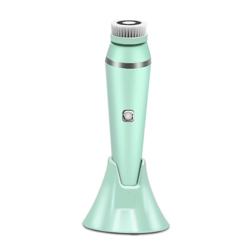 Waterproof Silicone Electric Facial Cleanser Brush for Acne & Blackheads Removal