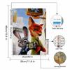 Full Round Diamond Painting The Rabbit and The Fox Art Rhinestone Picture Mosaic DIY 5D Cross Stitch Embroidery Home Decoration