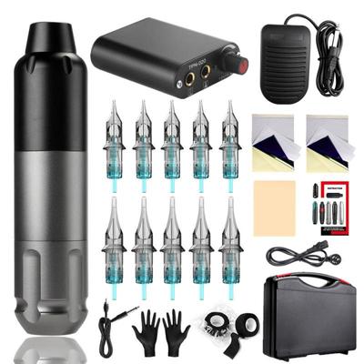 Professionelles Tattoo-Maschinenset Multifunktionaler, energiesparender, tragbarer Motor-Tattoo-Stift Präzise Steuerung Langlebig und sicher