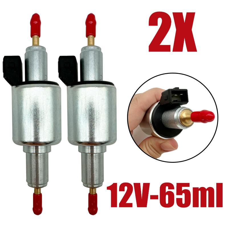 2X 12V/24V Car Air Diesel Parking Heater Oil Fuel Pump Pulse Meter Pump For Webasto Eberspacher 2KW 5KW 8KW 22ml 28ml 35ml 65ml
