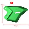 LEDISHUN Parts Aluminum Heel Plate Guards for Kawasaki Ninja 650 NINJA650 Z650 (1 Pair) 2017-2025 (Red)