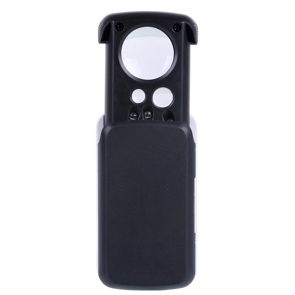 30x60x90X LED Pocket Jewelry Mirror & Antique Jade Magnifier