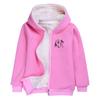 5056 Kids Girls Kpop Zoey Mira Rumi Sajaboys Print Long Sleeves Velvet Warm Thick Winter Jacket