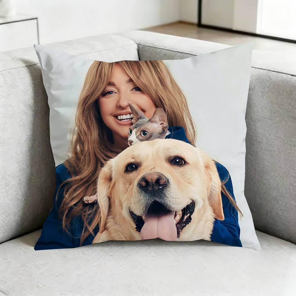 Mari KKraimbreryY Singer Square DoubleSided printed Pillow Case Bedroom Bedside Pillow Sofa Cushion Cover Gift
