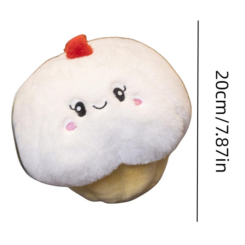 

Birthday Cake Cartoon Plush Toy Home Decoration Stuffed Doll Cushion Gifts Kids Cherry