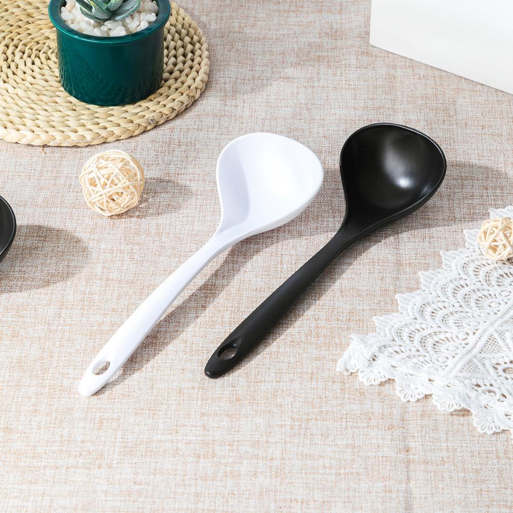 Thickened Large Spoon Household Long-handled Porridge Spoon Plastic Soup Spoon Pot Spoon Porridge Spoon Kitchen Supplies