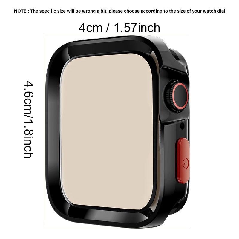 Soft TPU Shockproof Bumper Cover  For Apple Watch 40mm 41mm 44mm 45mm 49mm Full-scale Anti-drop Case For iwatch 9 8 7 6 5 4