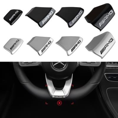 Automobilio vairo emblemos lipdukas Auto interjero aksesuarai Mercedes Benz AMG A B C E M R G S klasės GLA CLA CES CLS SLK GLK