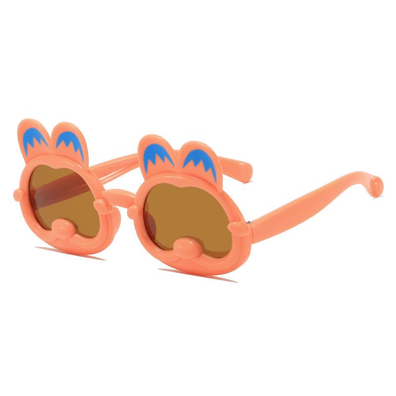 New fashion Korean version of children's sunglasses cute cartoon bunny glasses cute treasure travel sunglasses