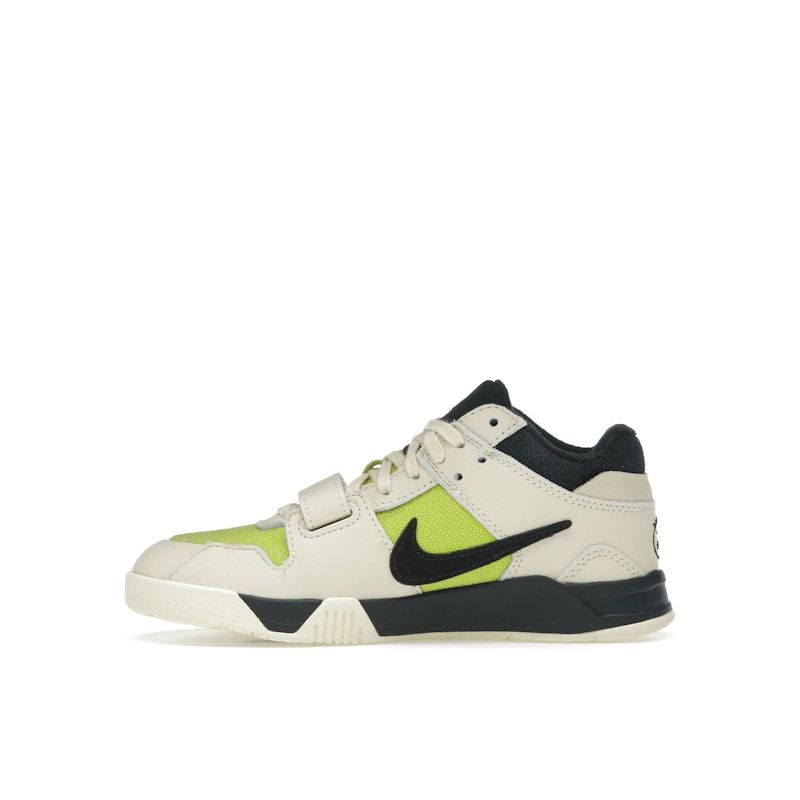 Travis Scott x Air Jordan Jordan Jumpman Jack TR PS Bright Cactus Kids Sneakers Tan Muslin Black FJ2851-102