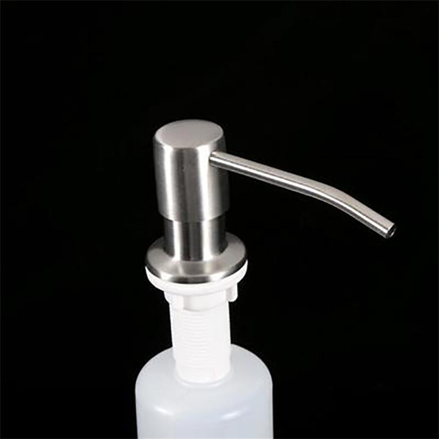 300ML Stainless Steel Soap Dispenser Kitchen Sink Hand Dish Soap Pump Bottle New