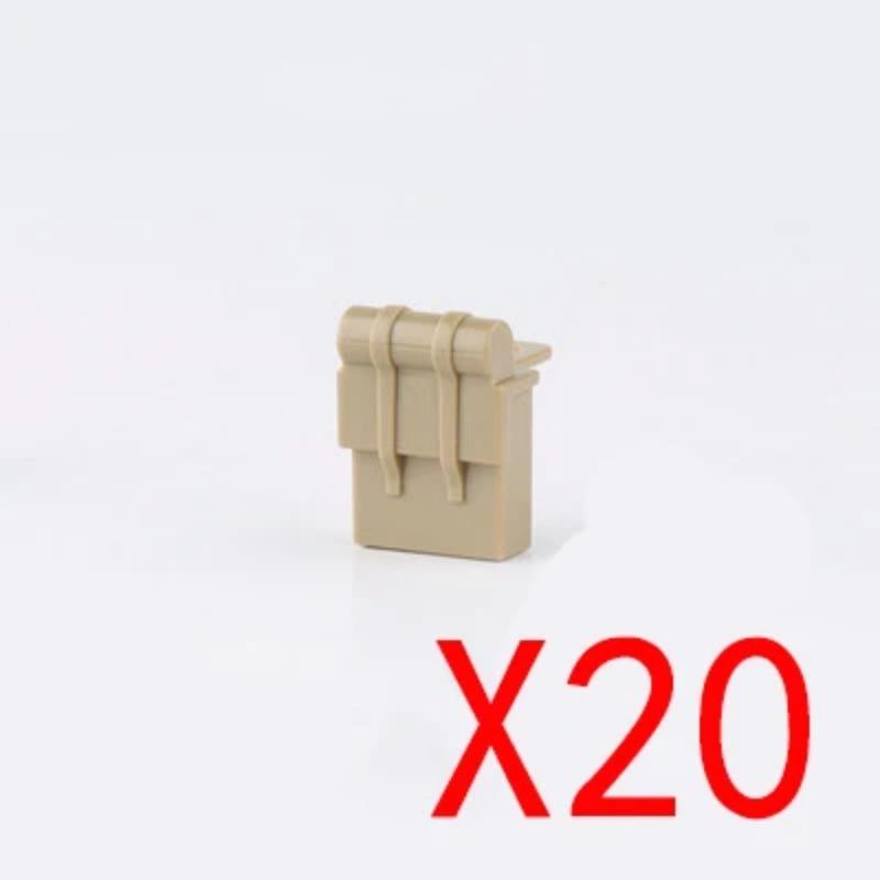 

Военные конструкторы Фигурки солдат Подарки Аксессуары Снаряжение Шлем Рюкзак Шляпа Плащ Сумка через плечо MOC Мини-кирпичики