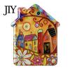Metal Cabinet Magnets Vintage House Refrigerator Magnet, Colorful Fairy Tale Town Kitchen Fridge Decoration Magnetic Accessories Home Office