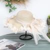 Lace Bow Big Brim Sunshade Straw Hat Women's Summer New Sunscreen Hat Seaside Vacation Beach Hat