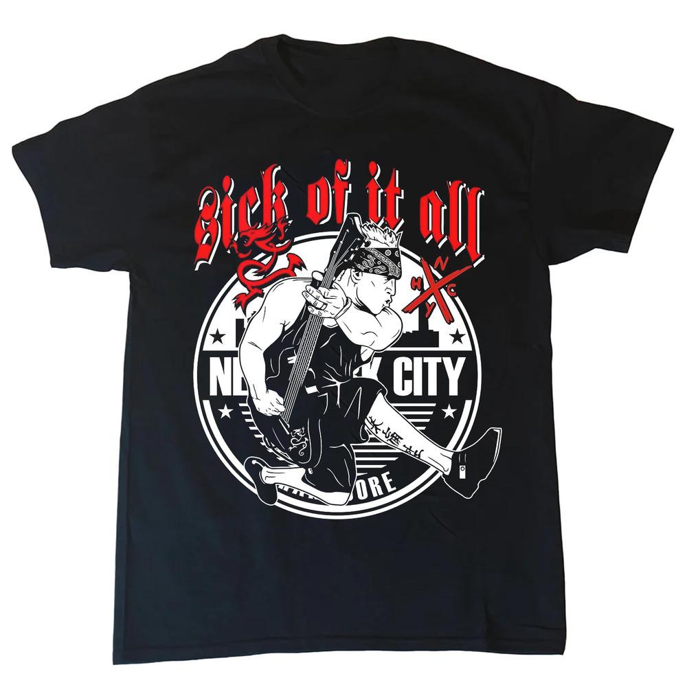 Collection Sick of It All Band Gift For Fan Black All Size T-Shirt Unisex T-Shirt S