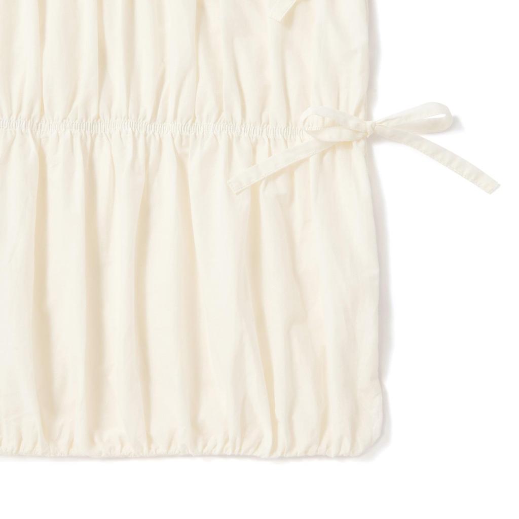 Francfranc Gathered Ribbon Duvet Cover Single Ivory