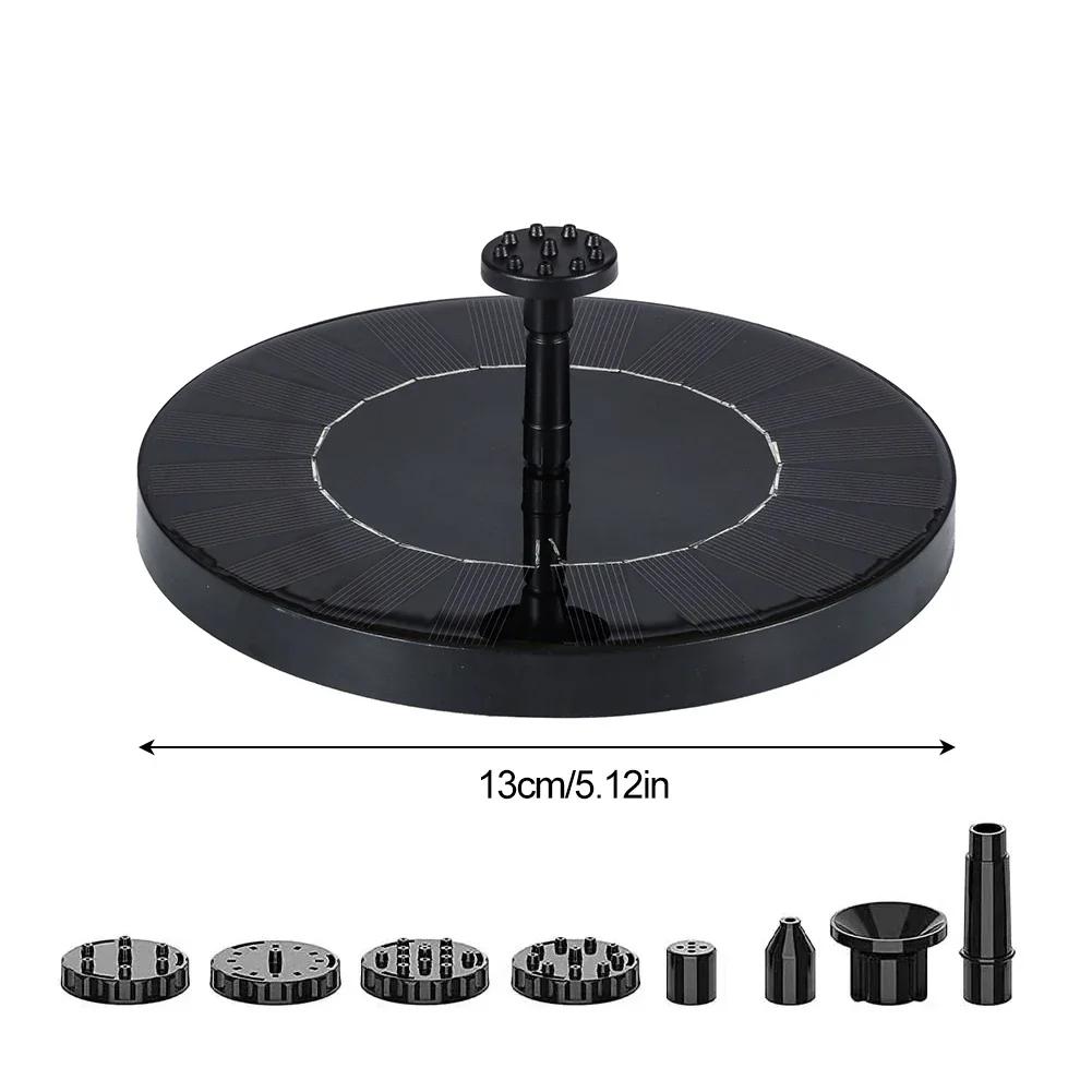Garden Outdoor Pond Water Feature Floating Water Pump Universal Pool Decor Solar Fountain Pump For Fish Tank