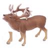 Lifelike Deer Figurine Toy Jungle Zoo Wild Deer Animal Toy Plastic Reindeer Playset Gift