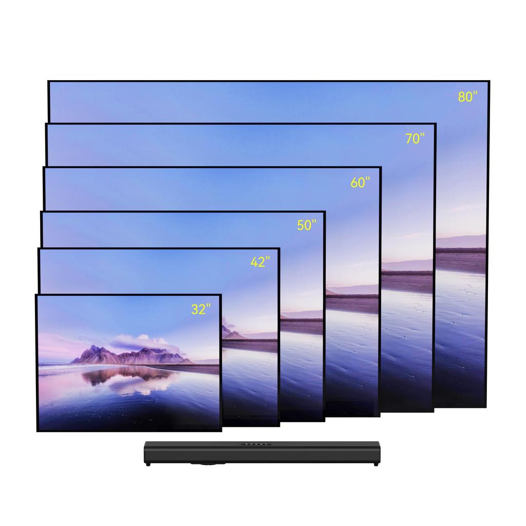 3D Soundbar Soundbar 2.1 Bluetooth Speaker Home Theater TV Subwoofer Reverb Wall Long-Strip Audio System