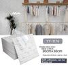 10PCS/Set 30x30CM Self Adhesive Wall Stickers Waterproof Peel And Stick Tile Backsplash