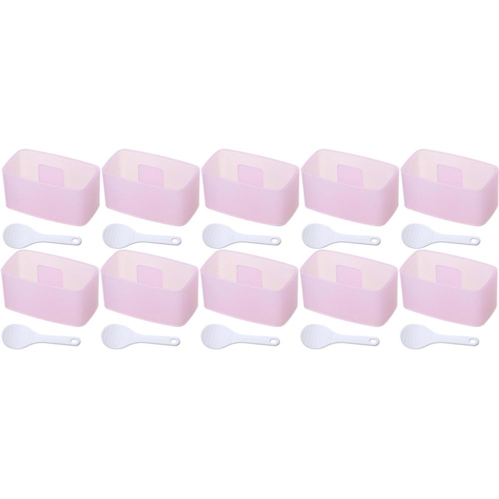 DIY Sushi Form Maker Neuer Food Press Antihaft Rechteckig Dreieck Sushi Set Küche Bento Onigiri Reiskugel Sushi Maker 1-10 Stück