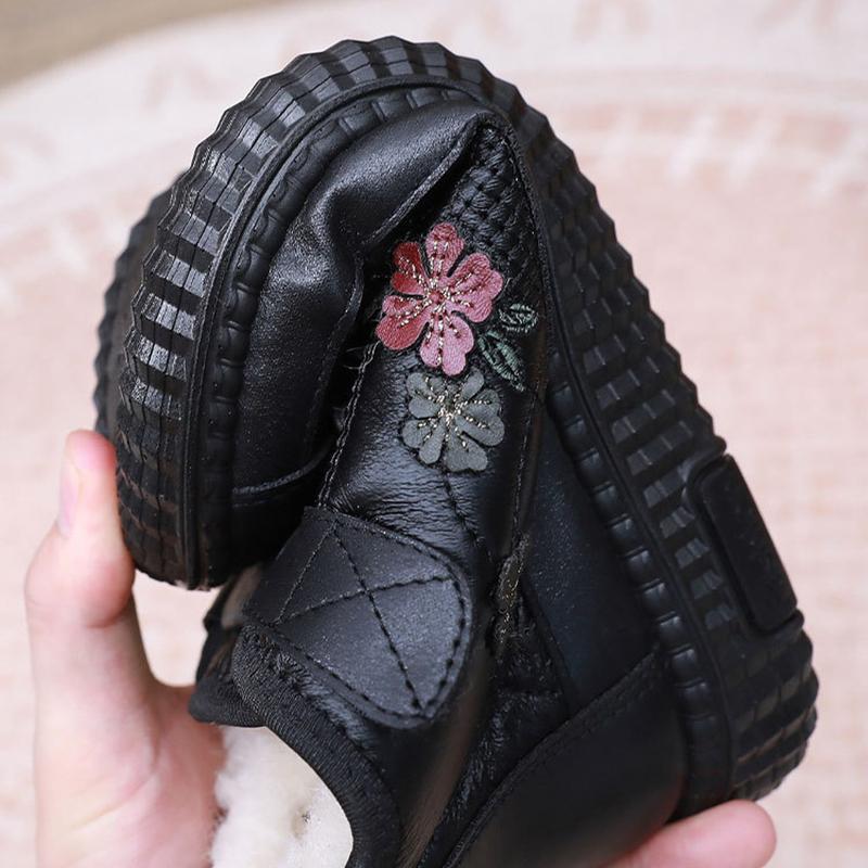 Boots Women's Winter Warm Shoes Lightweight Winter Women's Flat Soft Women