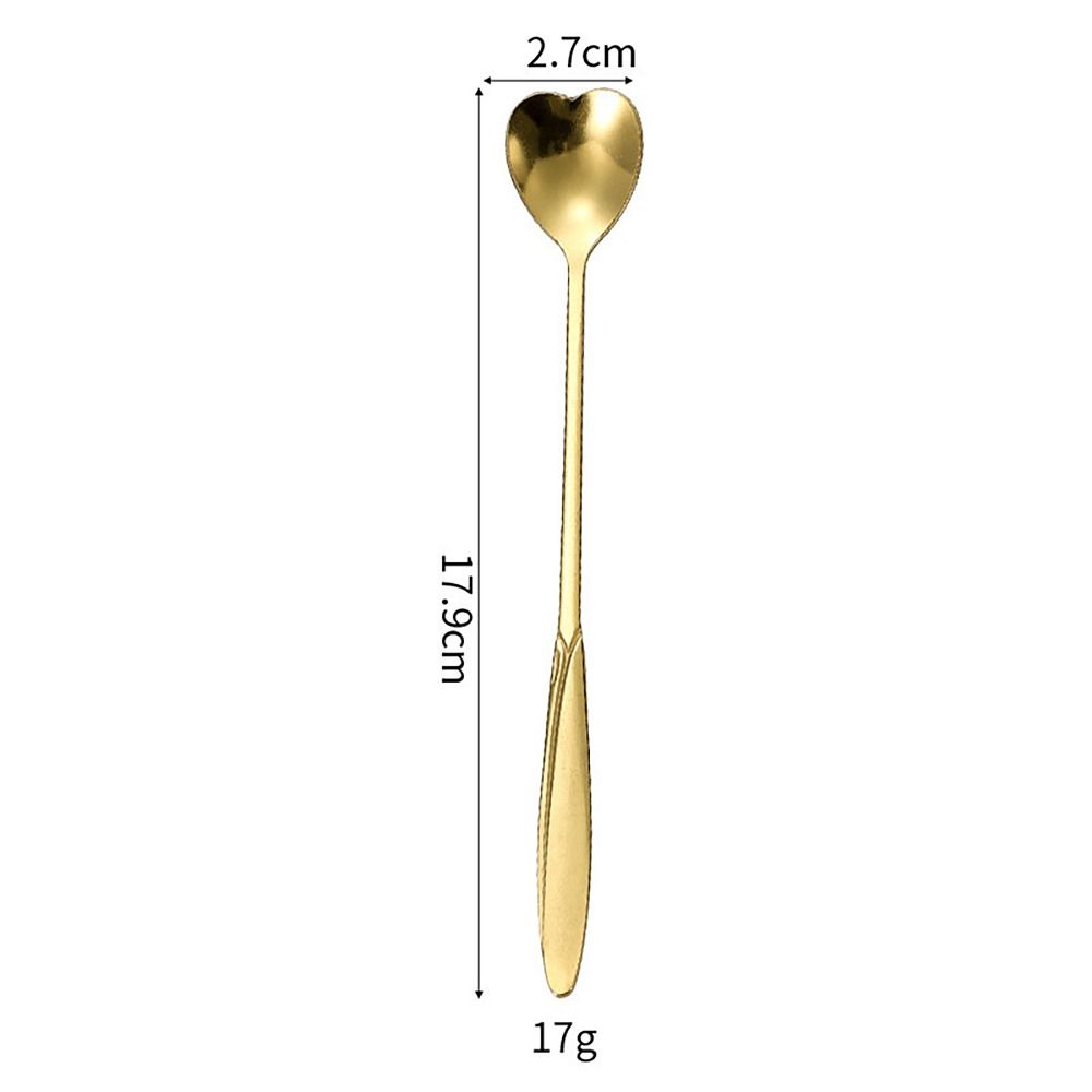 Gold Silver Stirring Spoon SAKURA ROSE LOVE Coffee Spoon Creative Dessert Spoon  for Kitchen Tools