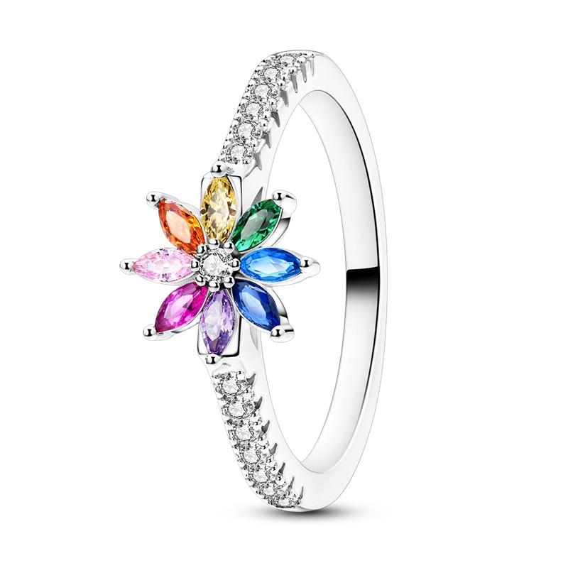 copper Women Rings Sparking Zirconium Ring LOVE Wedding Rings Ideal For Engagement Jewellery Anniversary Gift High Quality