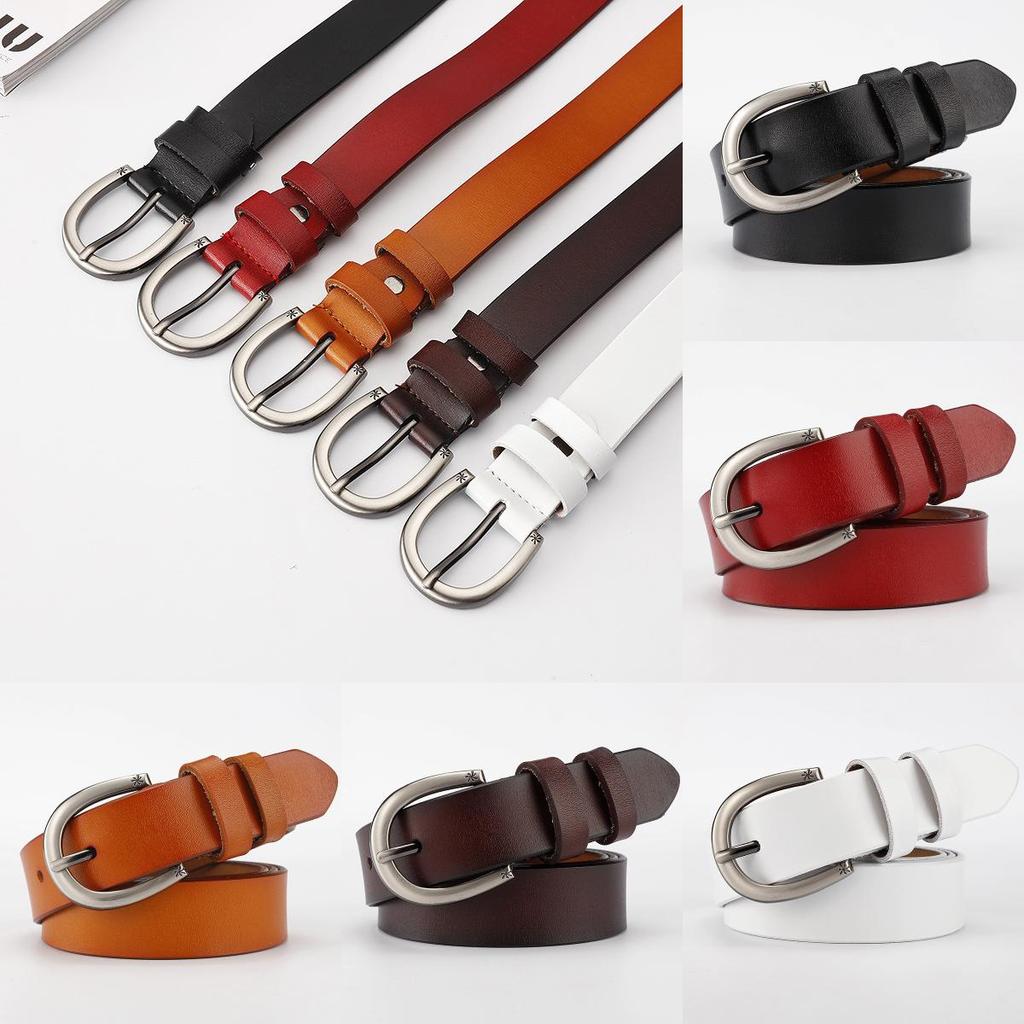 Leather Genuine Womens Waist Belt Alloy Buckle Everyday Casual Decoration Wear