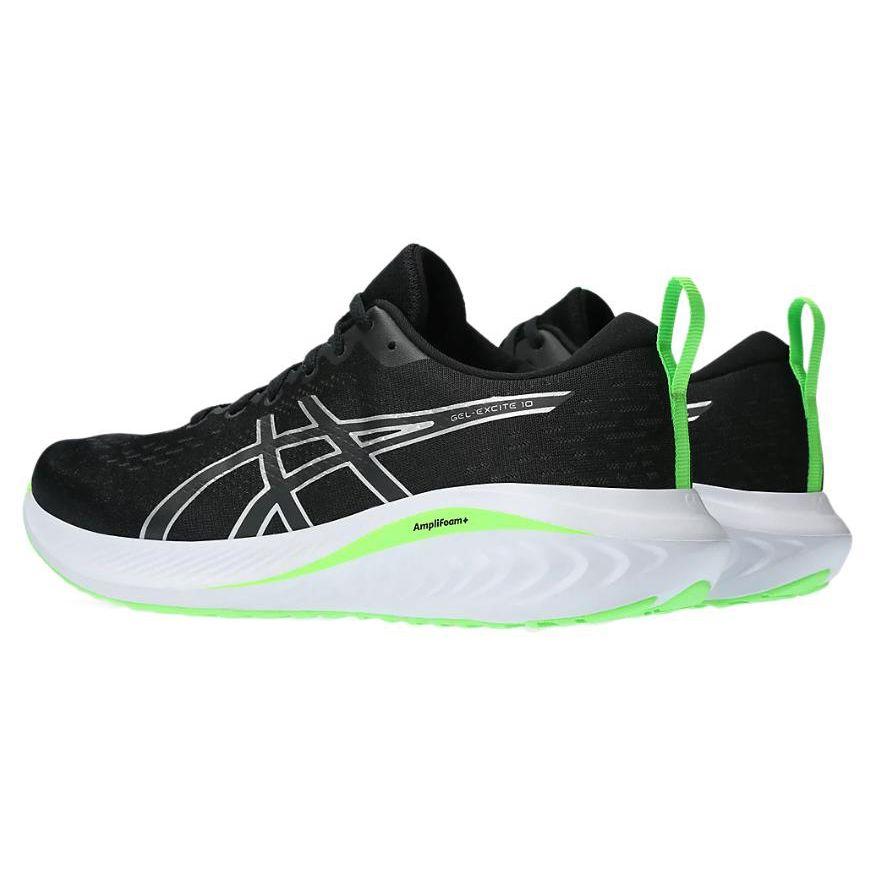 ASICS Men's GEL-EXCITE 10 Black Pure Silver Running Shoes 1011B600-001