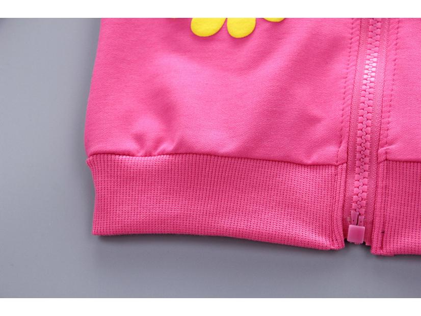 Spring & Autumn Fashion 3-Piece Set for Baby Girls: New Style Children's Clothing