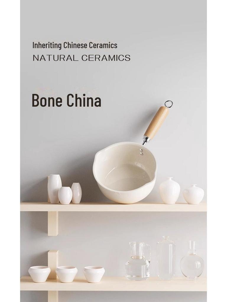 Vielseitiger Milch- und Nudeltopf aus Keramik für den Herd