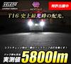 VELENO T16 LED Back Lamp, Actual Measured Value, 5,800 lm, Headlight Class Brightness, 6,500