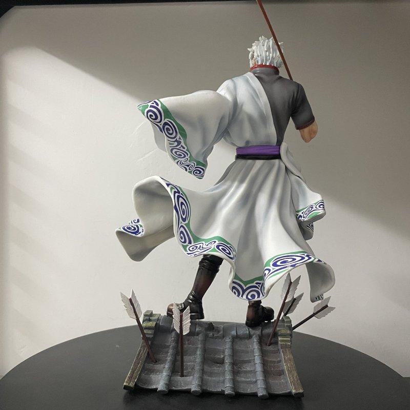 Anime Gintama Figur Sakata Gintoki Figuren Actionfigur Puppe Schreibtischdekoration Statue Sammlermodell Kinderspielzeug Geburtstagsgeschenke
